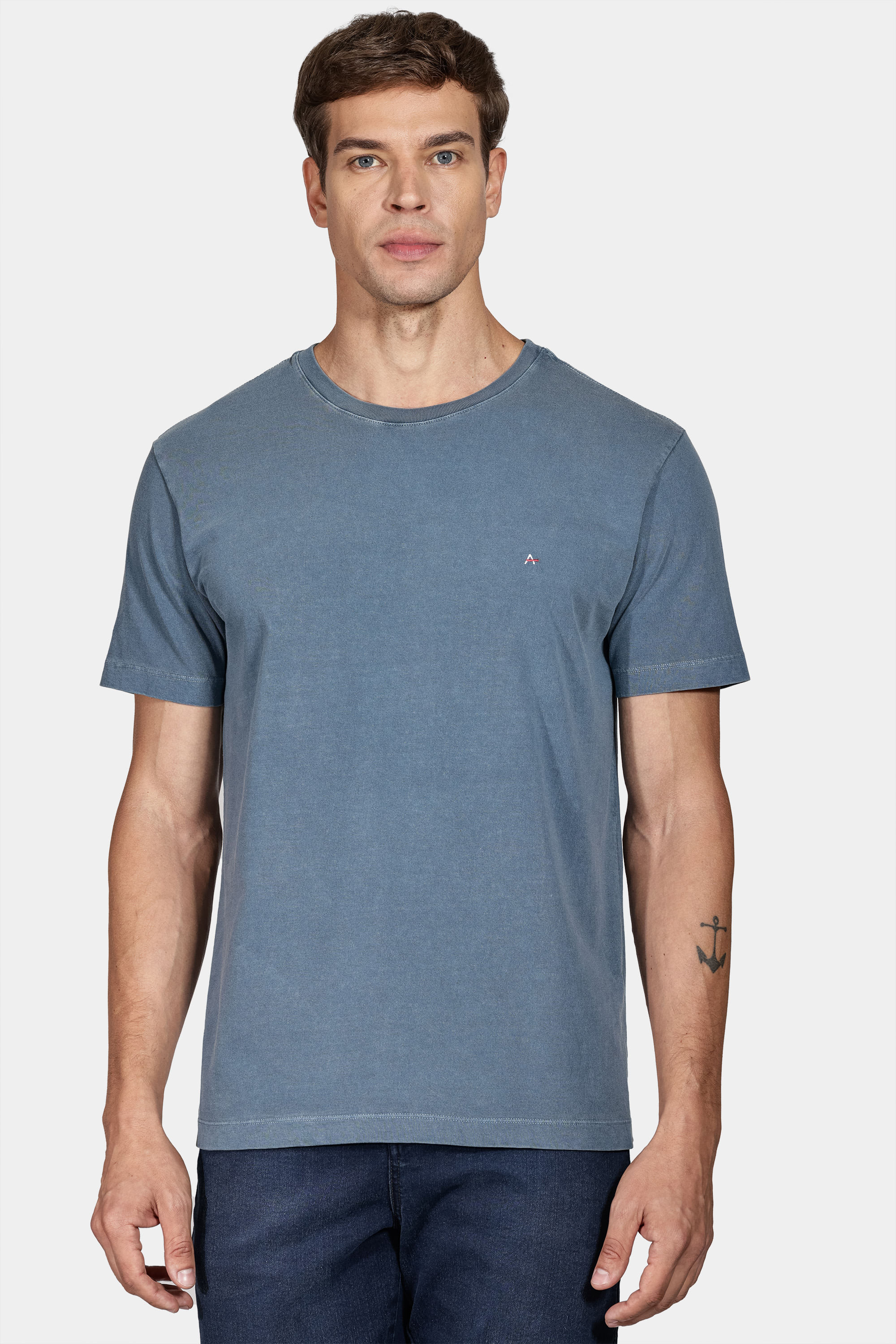 Camiseta Stonada Azul Neblina