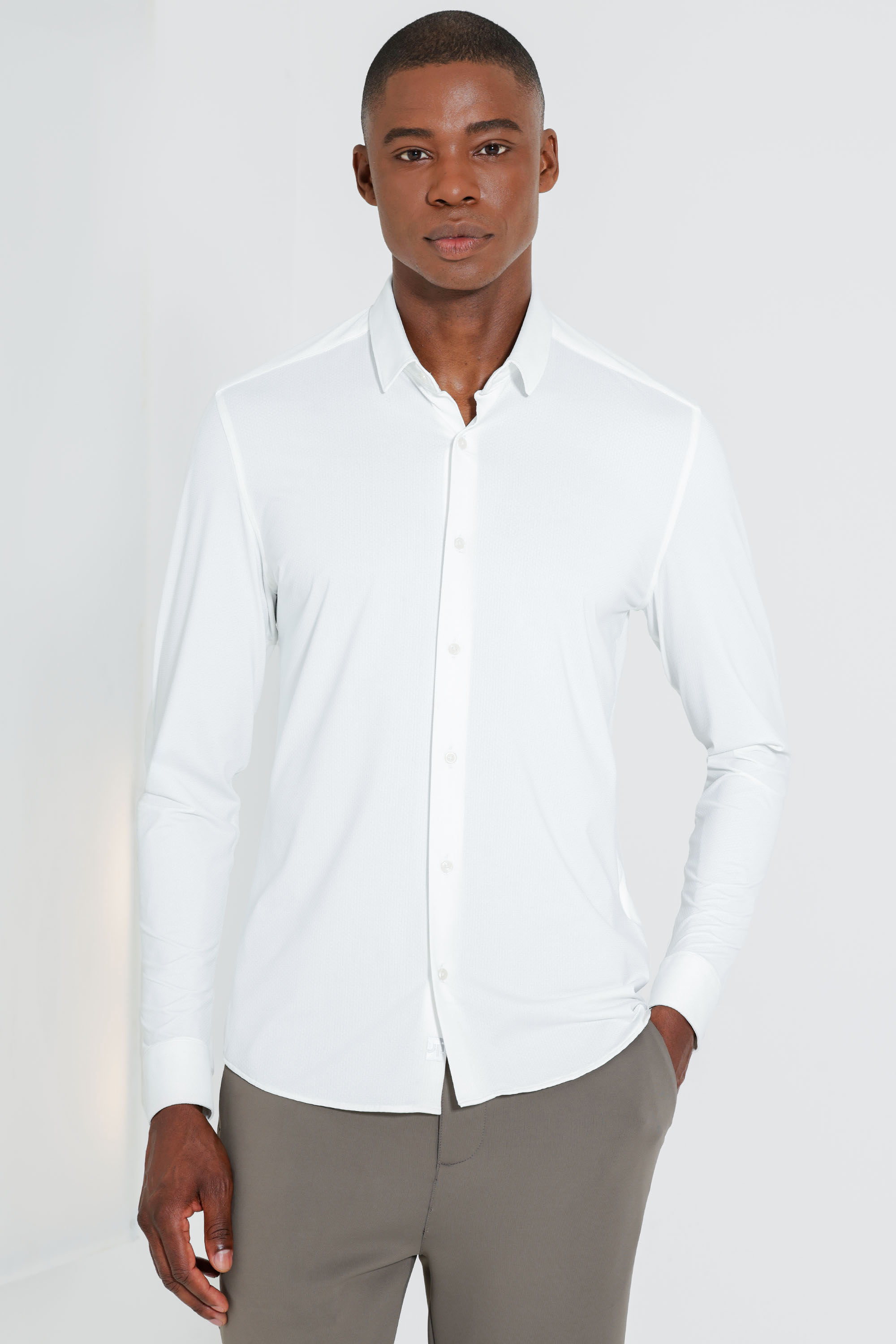 Camisa Bold Manga Longa Branco