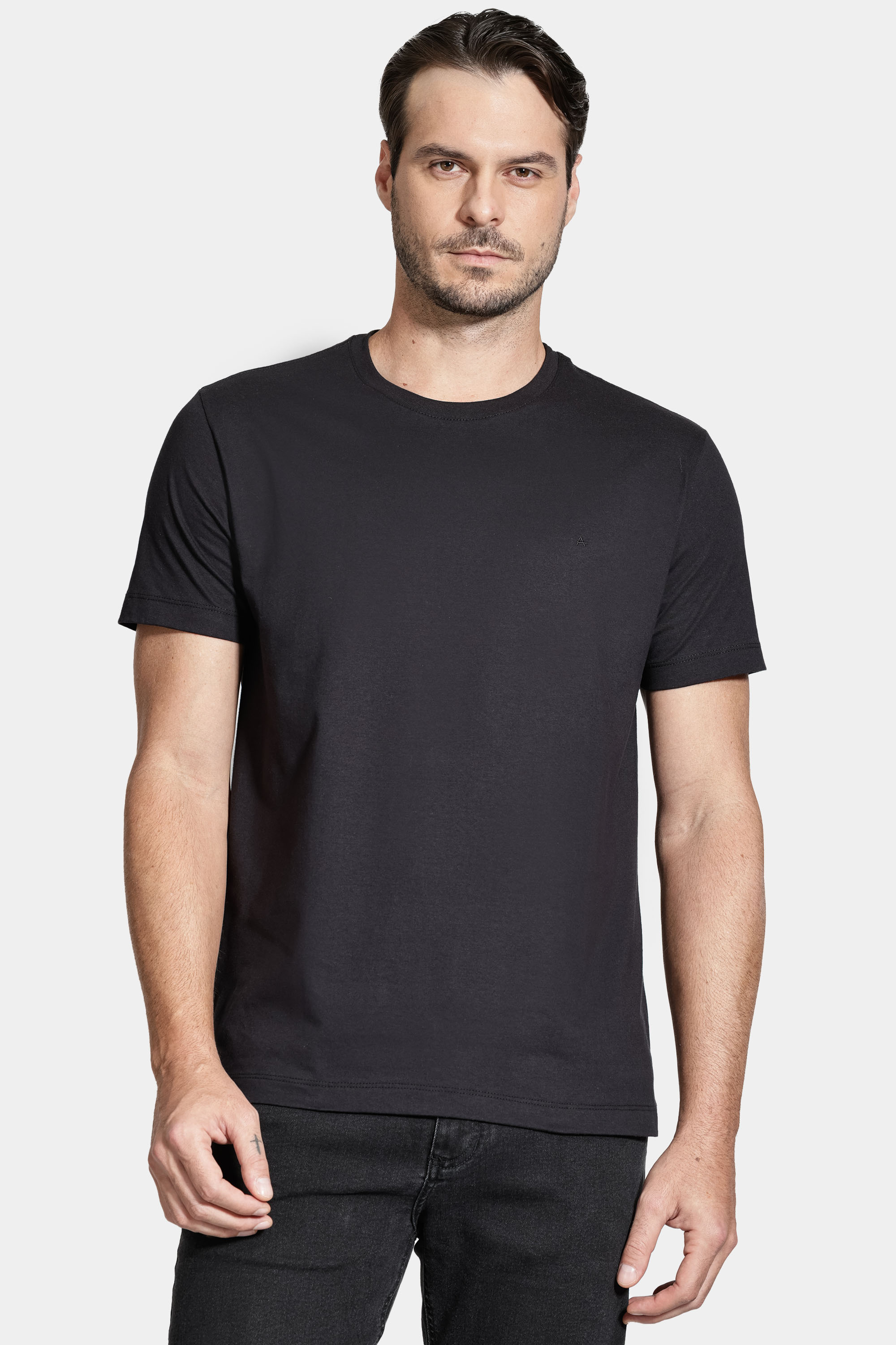 Camiseta Manga Curta Basica Preto