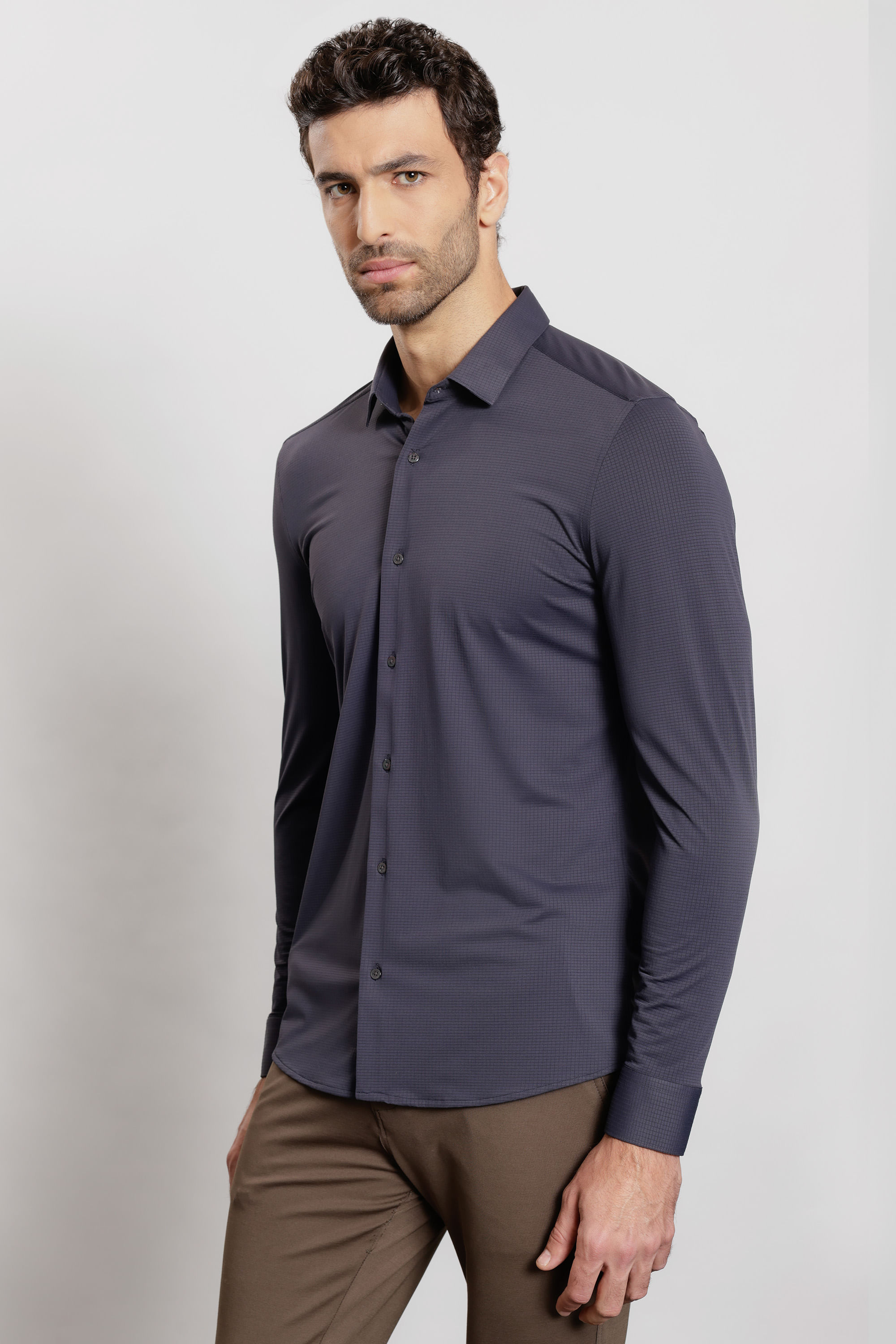 Camisa Manga Longa Air Tech Marinho Escuro