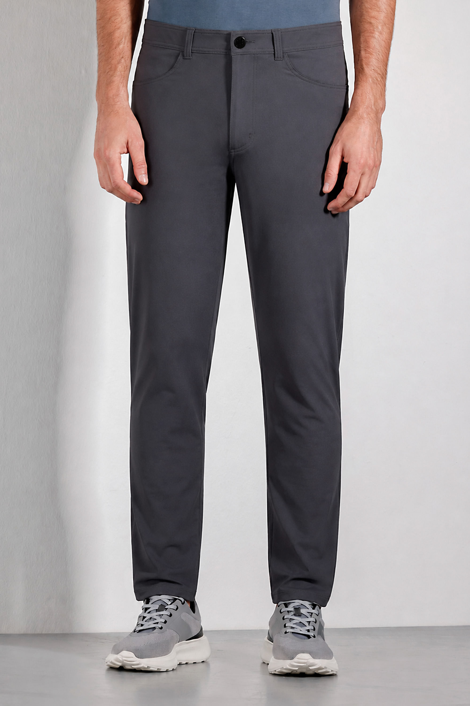 Calça Five Pockets Confort Cinza
